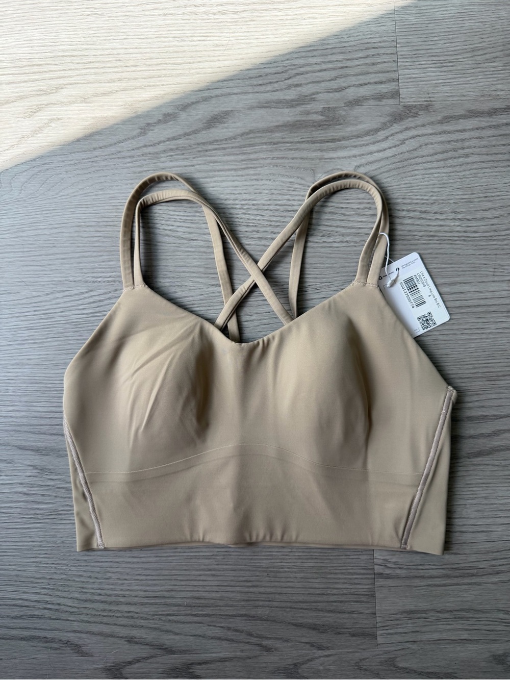 NWT Lululemon Like a Cloud Bra - Almond Butter - Size 6